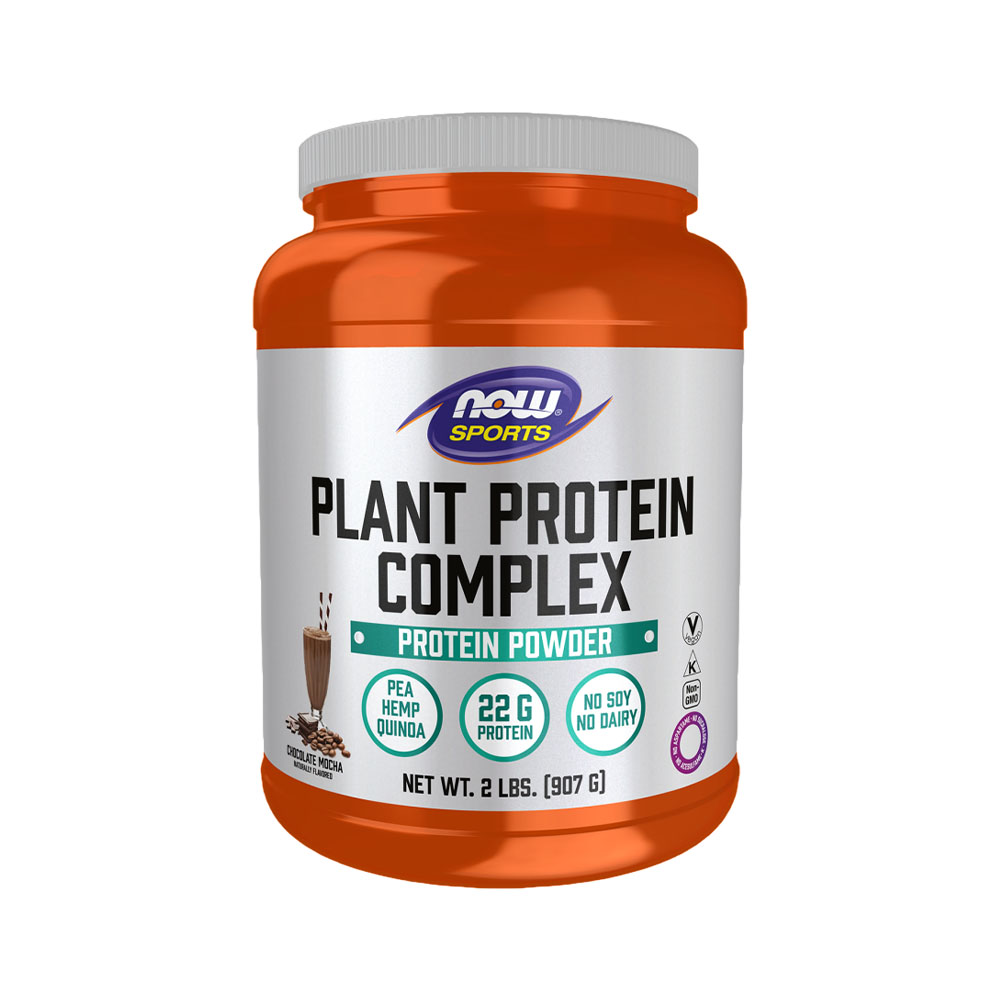 Suplemento Now Plant Protein Complex Chocolate Mocha 907GR