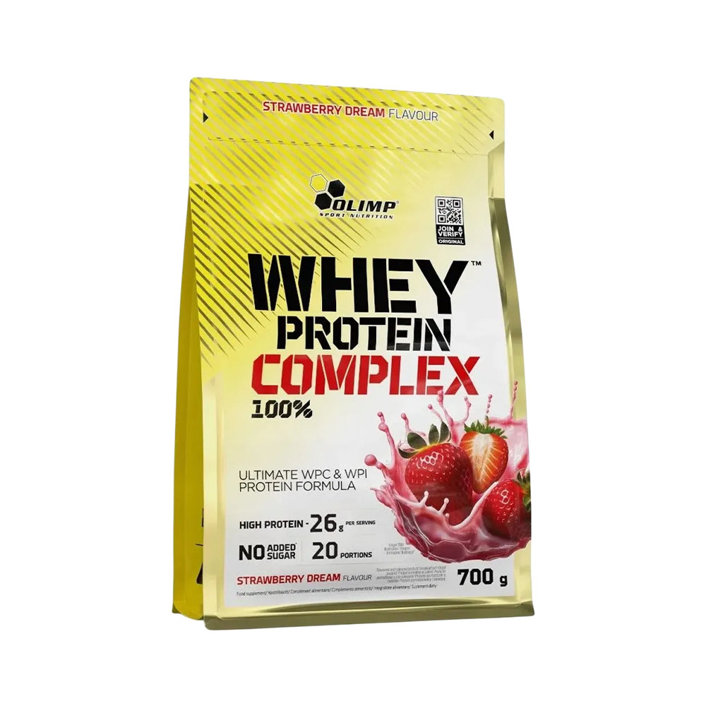 Suplemento Olimp Sport Nutrition Whey Protein Complex 100% Strawberry Dream 700GR