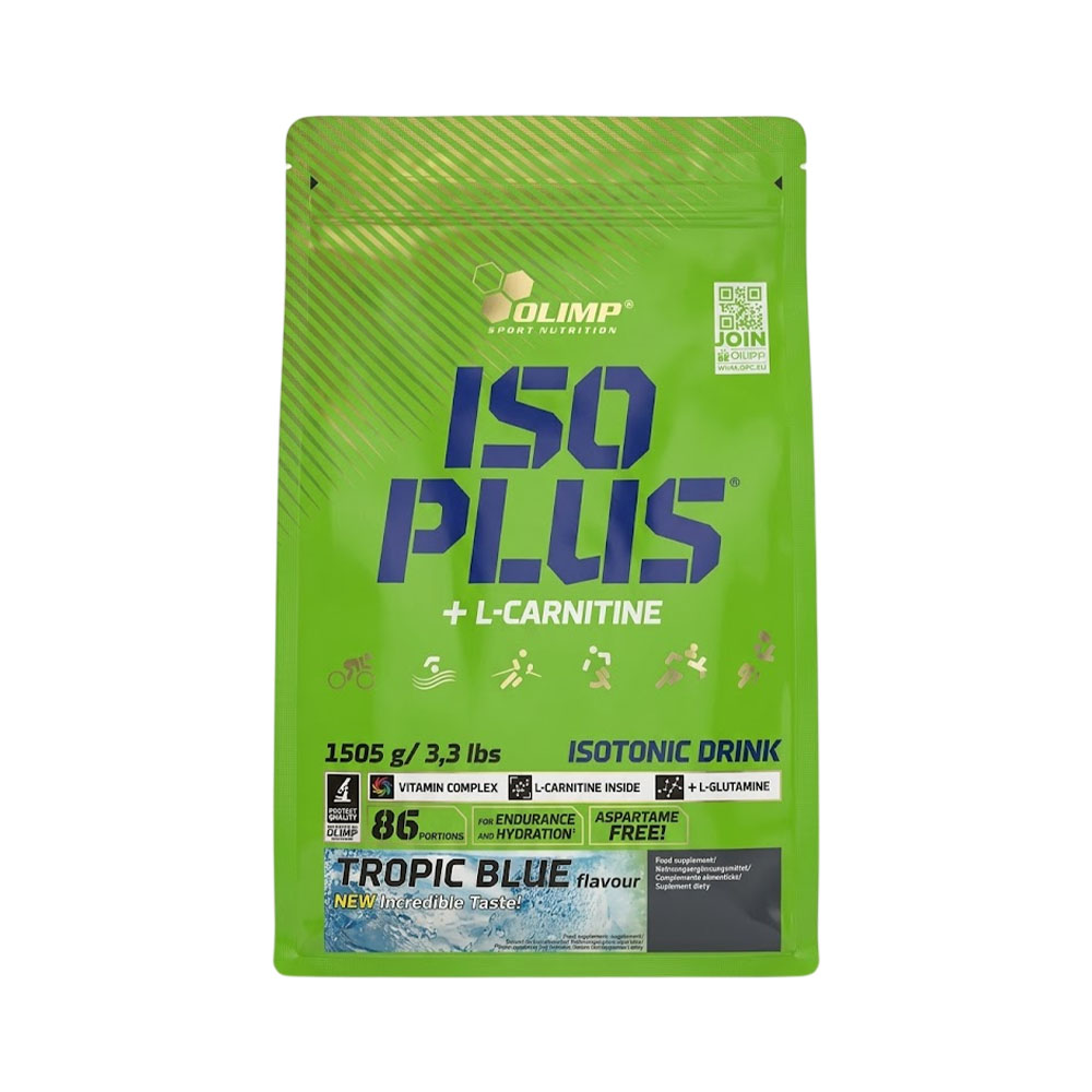 Suplemento Olimp Sport Nutrition Iso Plus + L-carnitine Tropic Blue 1505GR