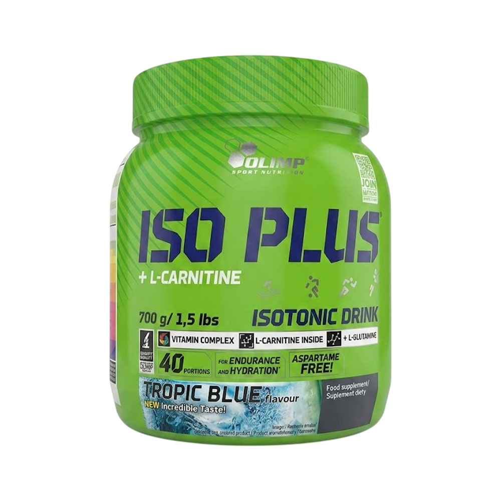 Suplemento Olimp Sport Nutrition Iso Plus + L-carnitine Tropic Blue 700GR