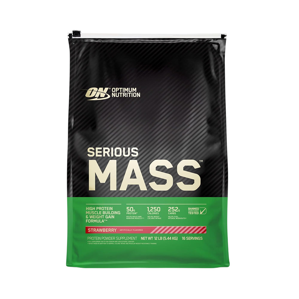 Suplemento Optimum Nutrition Serious Mass Strawberry 5,44KG