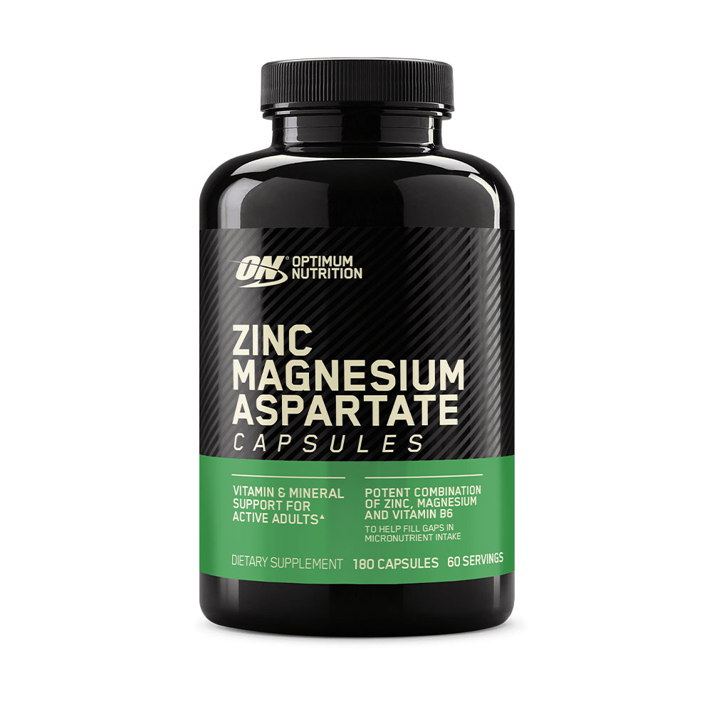 Suplemento Optimum Nutrition Zin Magnesium Aspartate 180 Cápsulas