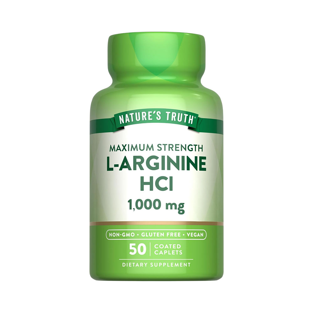 Vitamina Nature's Truth L-arginine Hci 1000MG 50 Cápsulas