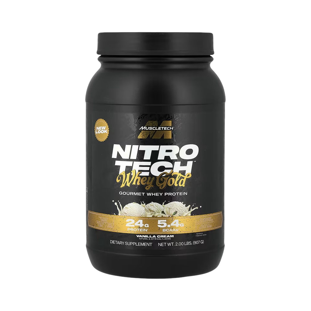 Suplemento Muscletech Nitro-tech Whey Gold Vanilla Cream 907GR
