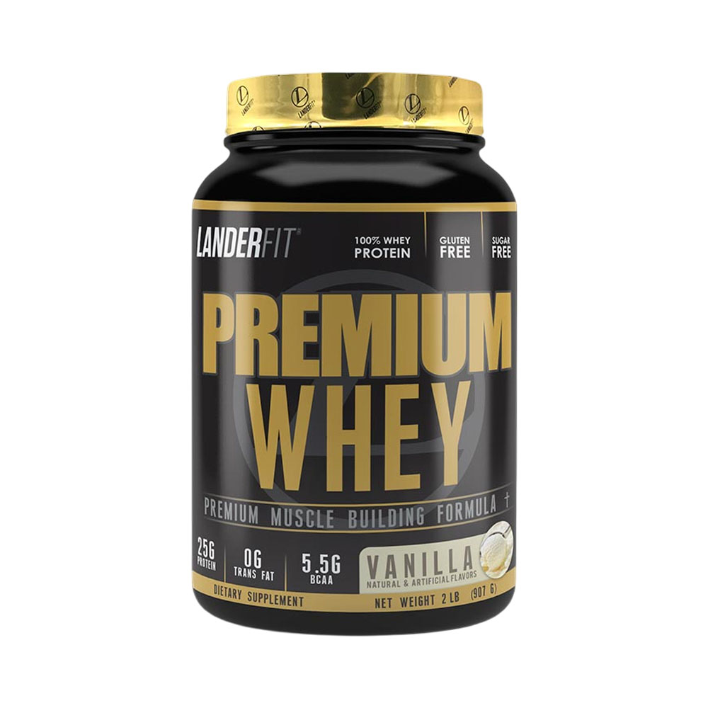 Whey Protein Landerfit Premium Whey Vanilla 2LB