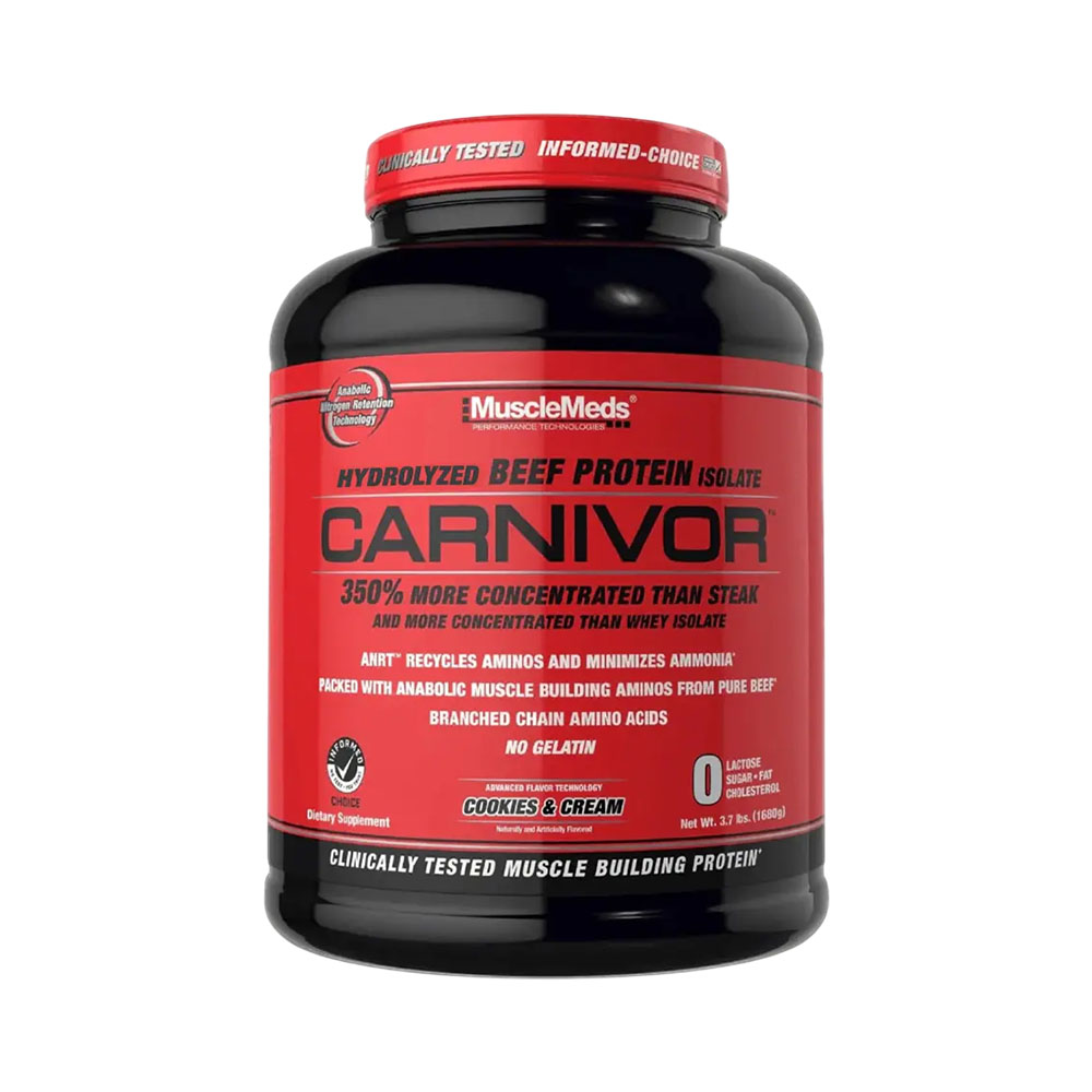 Suplemento Musclemeds Carnivor Mass Cookies &amp; Cream 1680GR