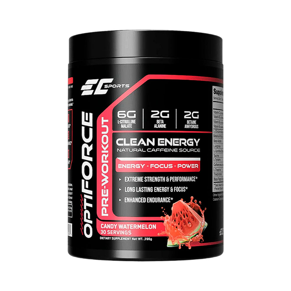Suplemento EC Sports Optiforce Pre-workout Candy Watermelon 396GR