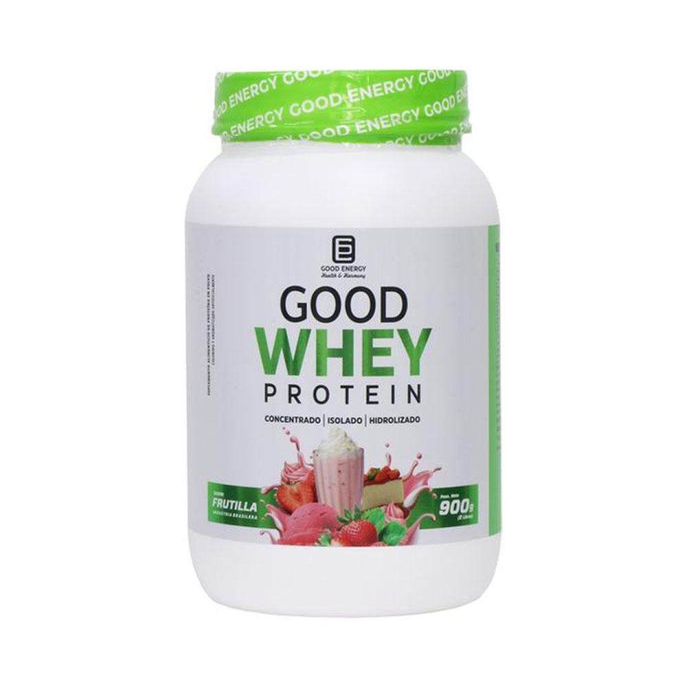 Proteína Good Energy Good Whey Protein Frutilla 900GR