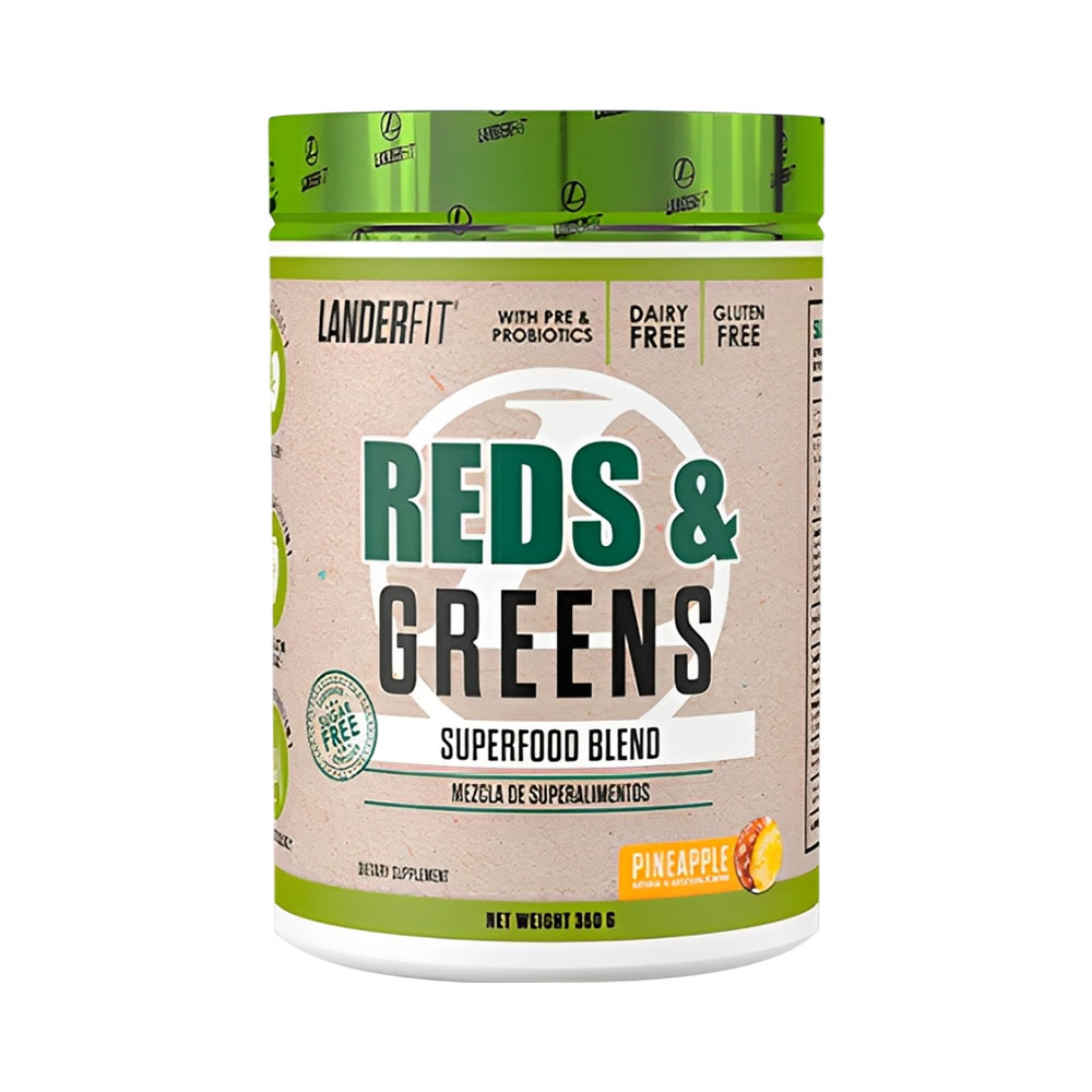 Suplemento Landerfit Reds &amp; Greens Pineapple 360GR