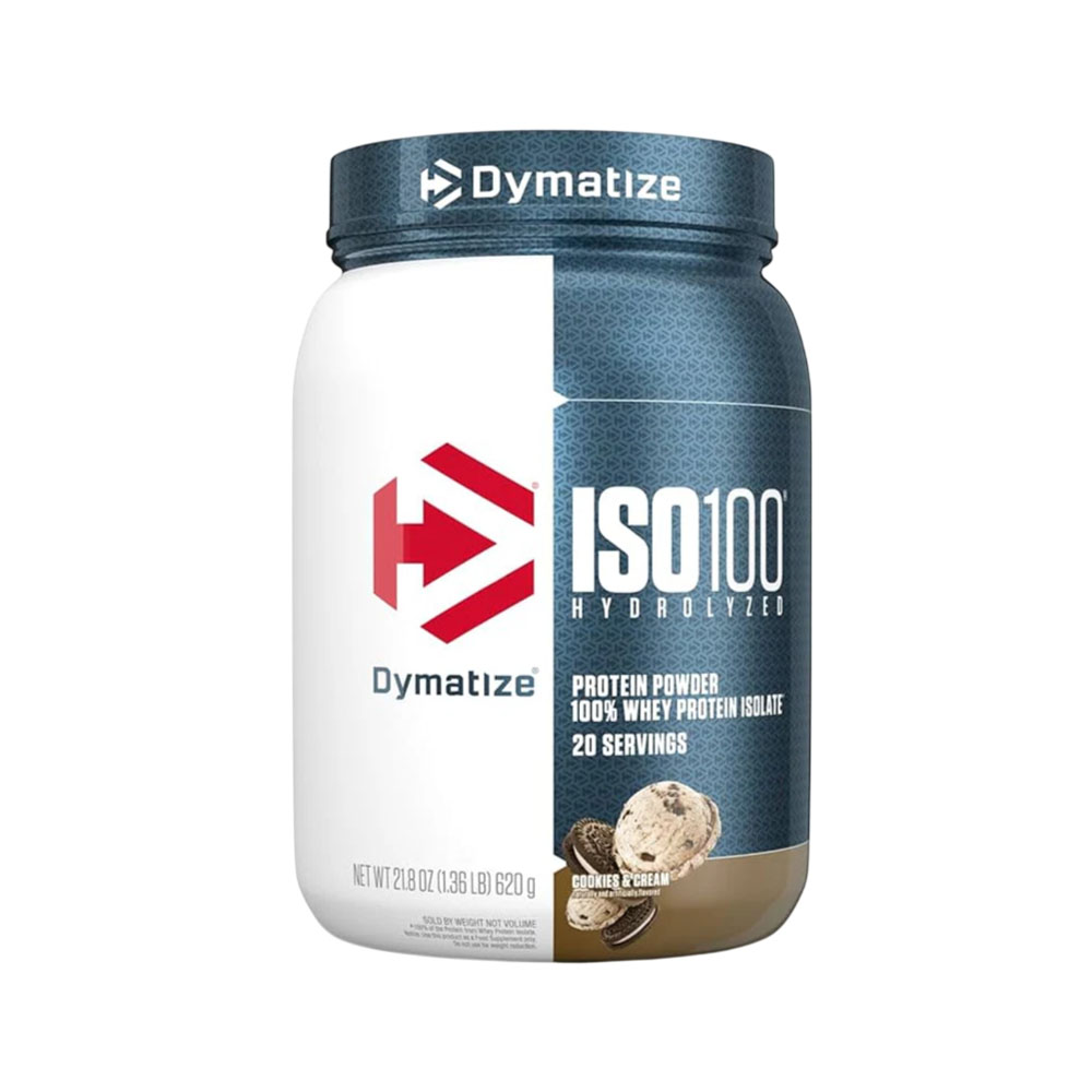 Suplemento Dymatize ISO100 Hydrolyzed Cookies &amp; Cream 620GR