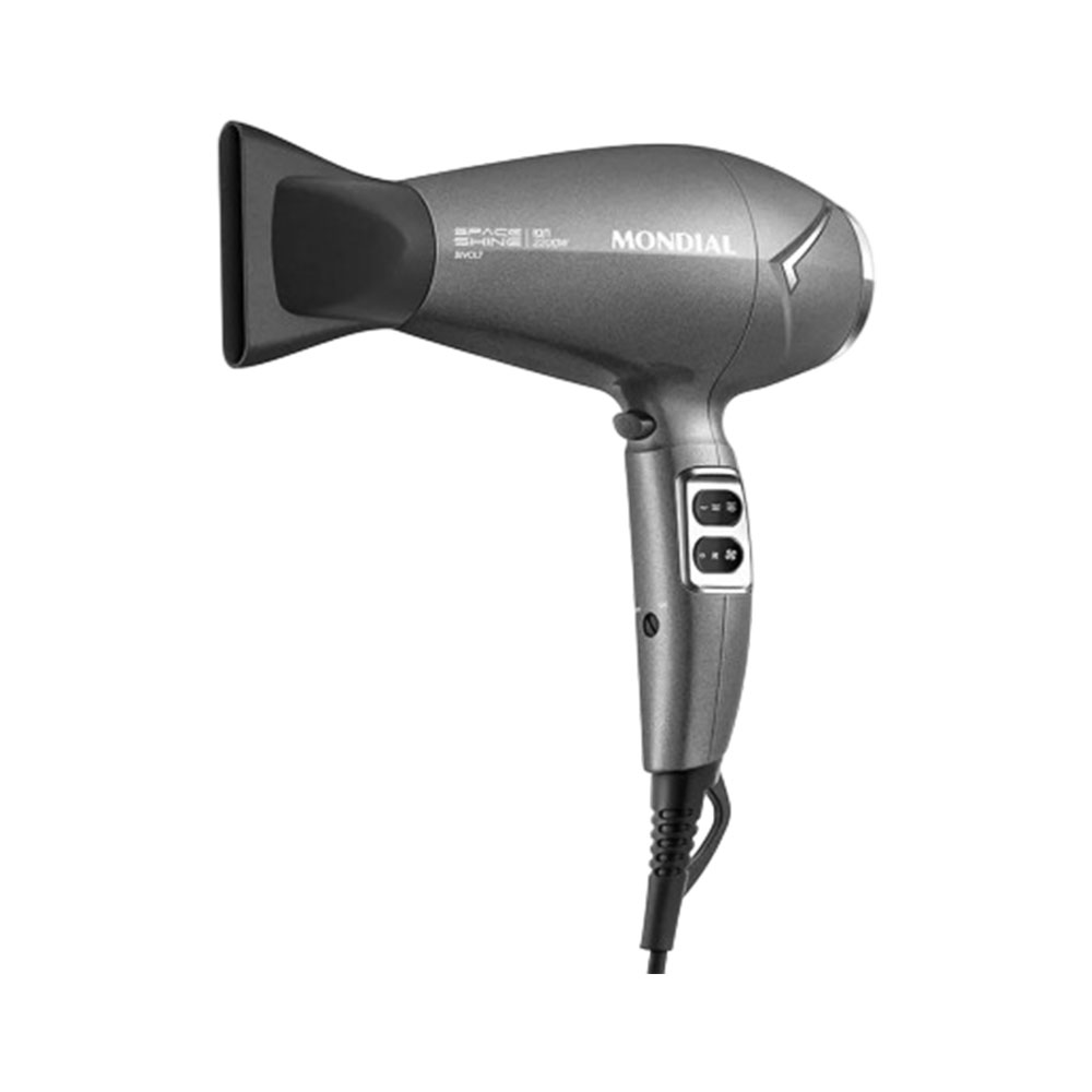 Secador de Cabelo Mondial Space Shine SC-20-BI Grapite Bivolt
