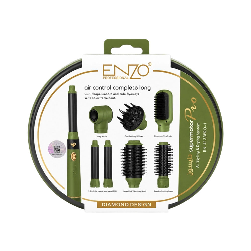 Set Enzo EN-4133PRO-4 AIR Control Complete Long Green 7-IN-1 220V