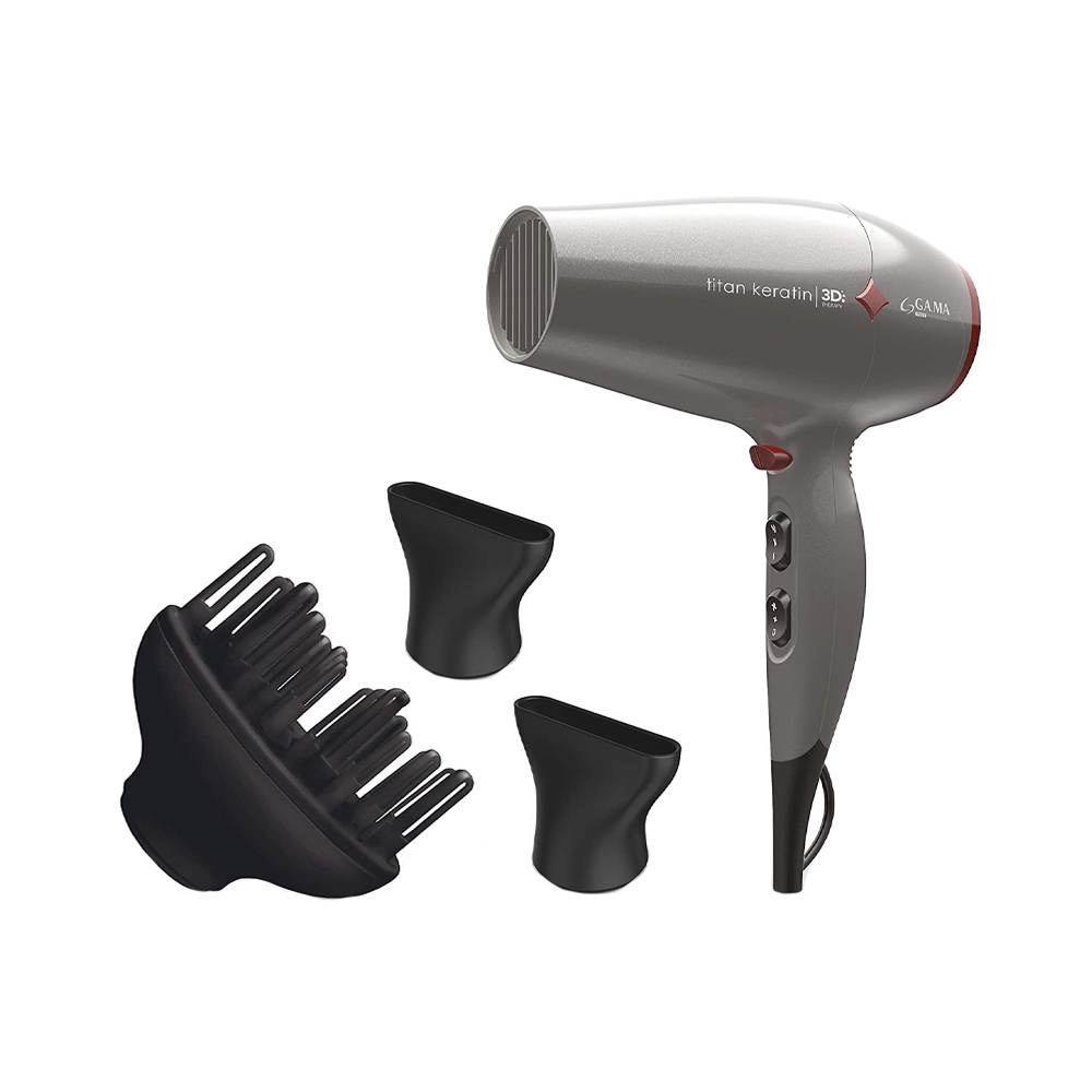 Secador para Cabello Gama Tempo 3D Titan Keratin Voltaje 220