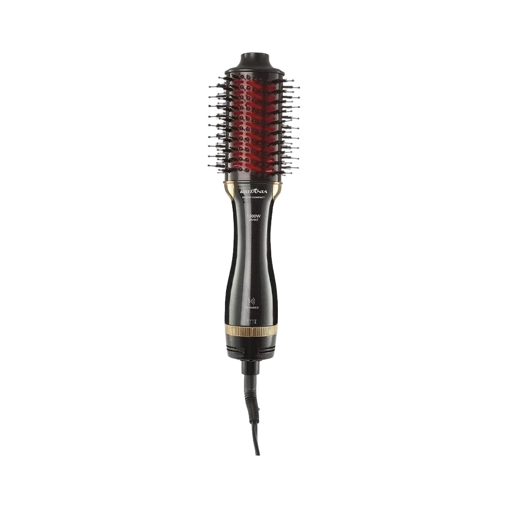 Escova Secadora Britania Compact BES24P Black Bivolt