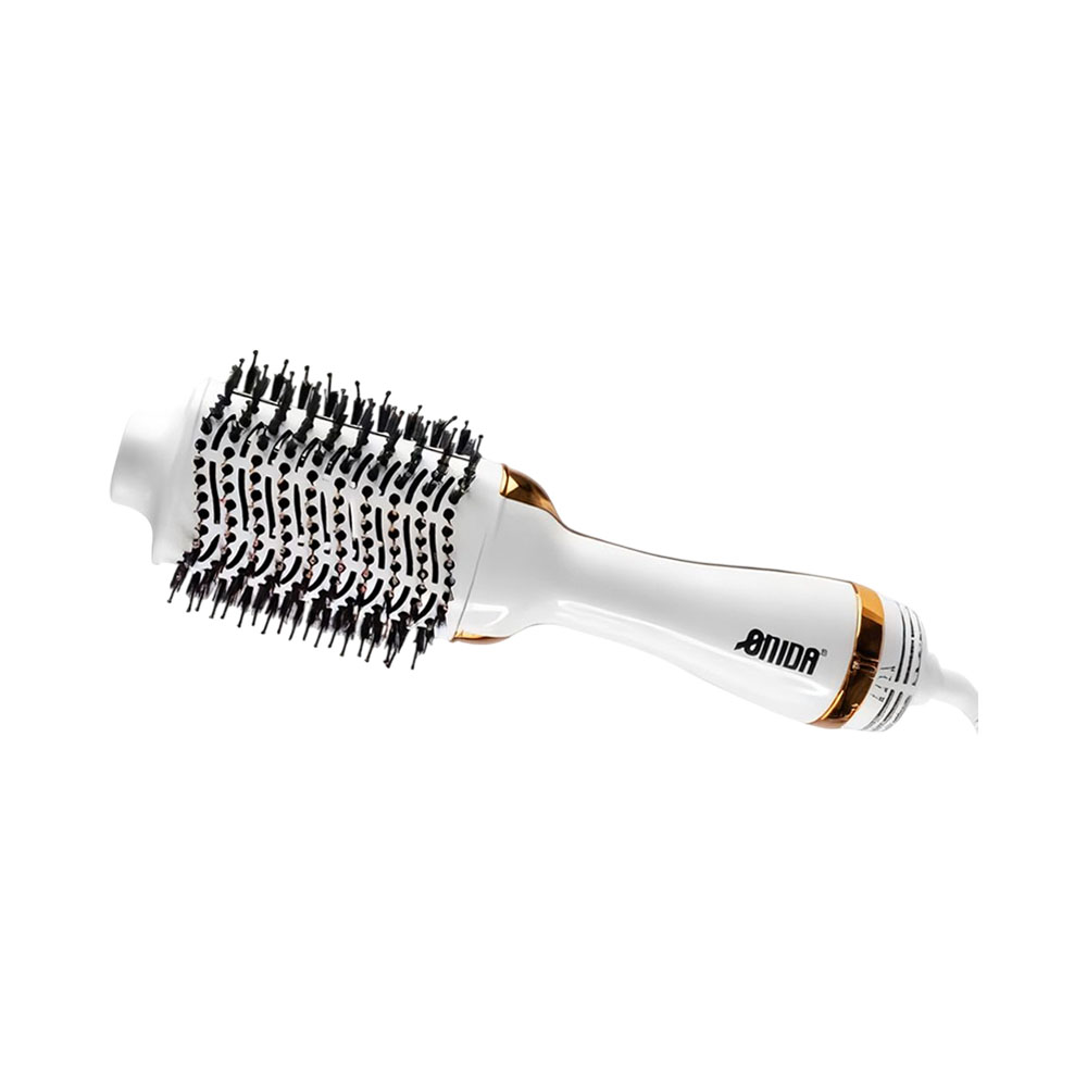 Escova Secadora ON-1044 Branco/ouro Bivolt