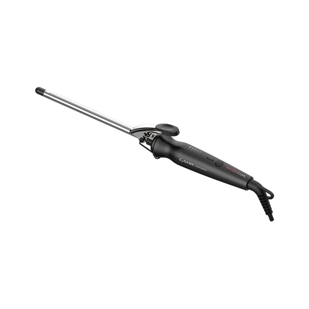 Modelador Gama 914/3849 Salon Curl Curly Preto 9MM Bivolt