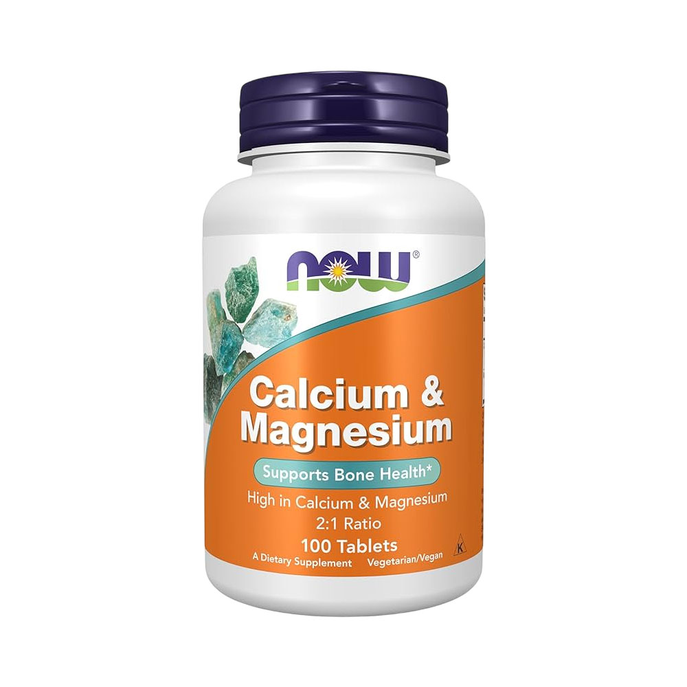 Vitamina Now Calcium &amp; Magnesium 500/250MG 100 Comprimidos