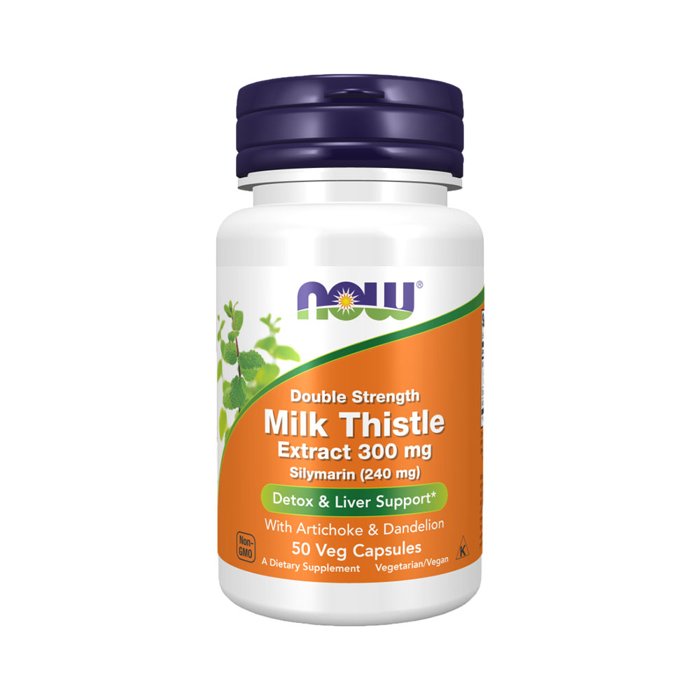 Vitamina Now Silymarin Milk Thistle Extract 300MG 50 Cápsulas