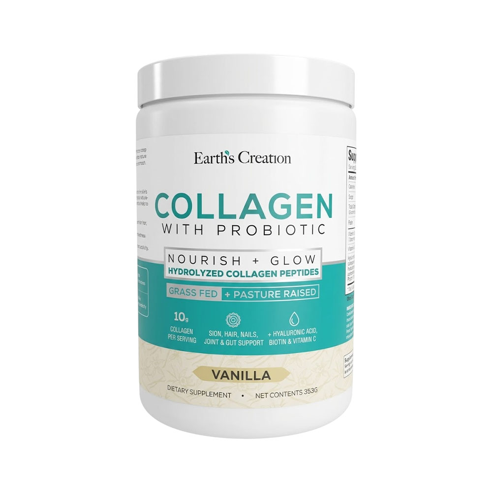 Vitamina Earth's Creation Collagen + Probiotics Vanilla 353GR