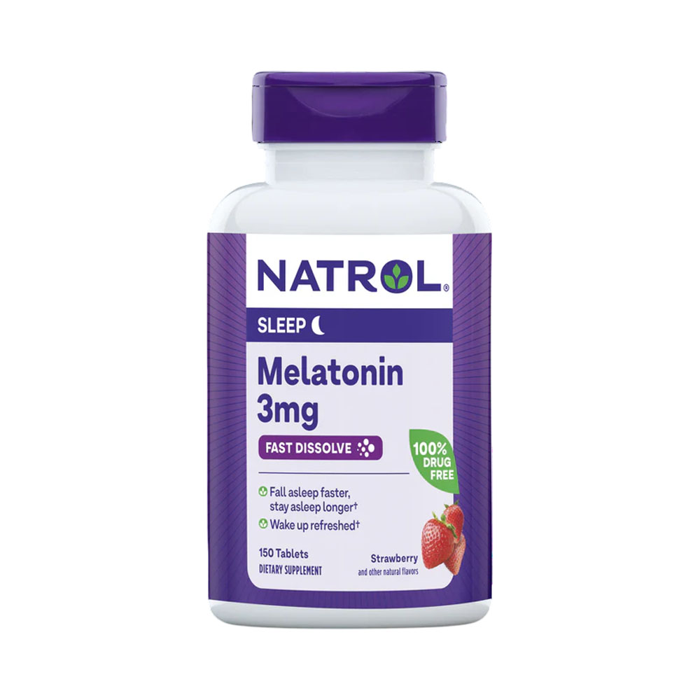 Suplemento Natrol Melatonin Fast Dissolve 3MG 150 Comprimidos