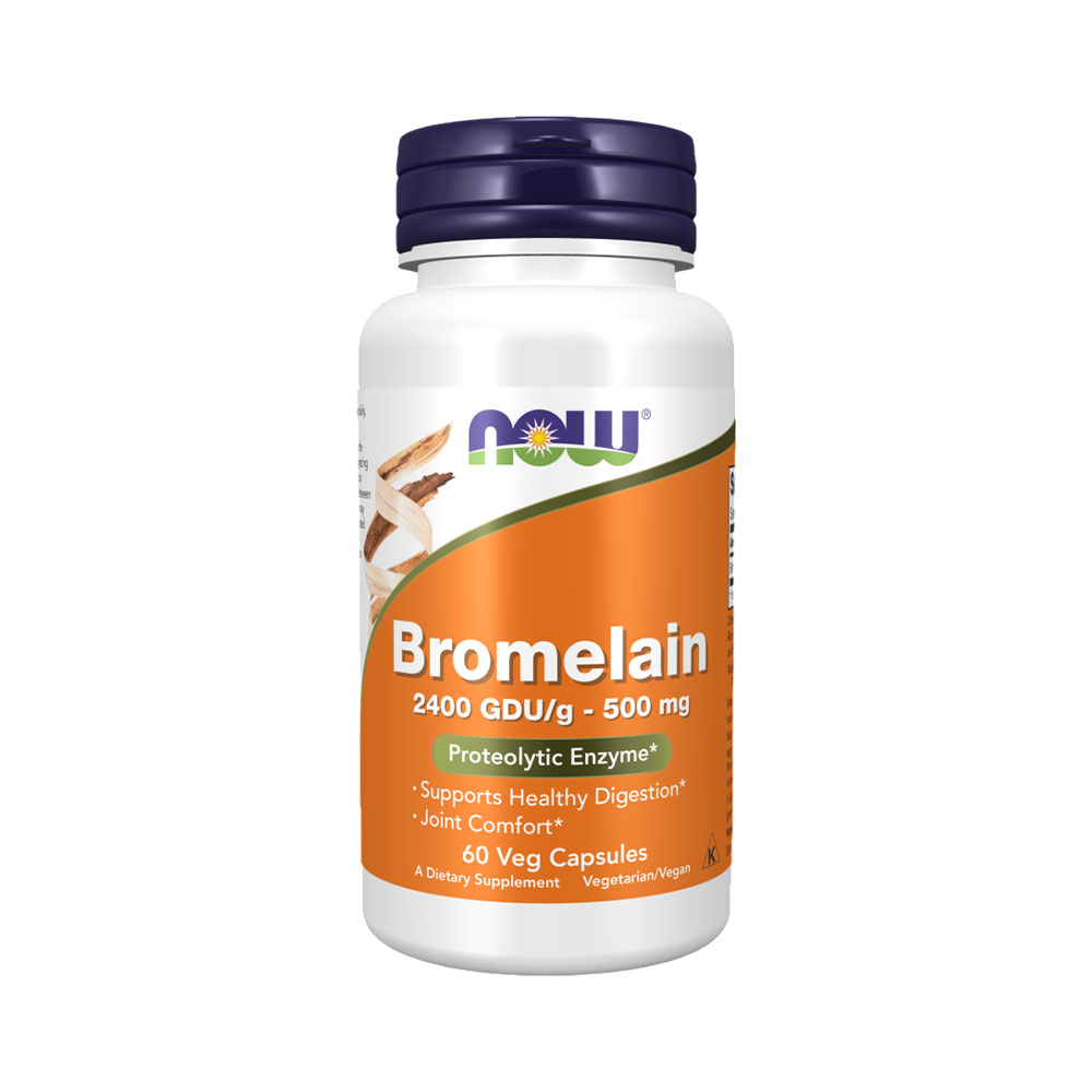 Vitamina Now Bromelain 500MG 60 Cápsulas
