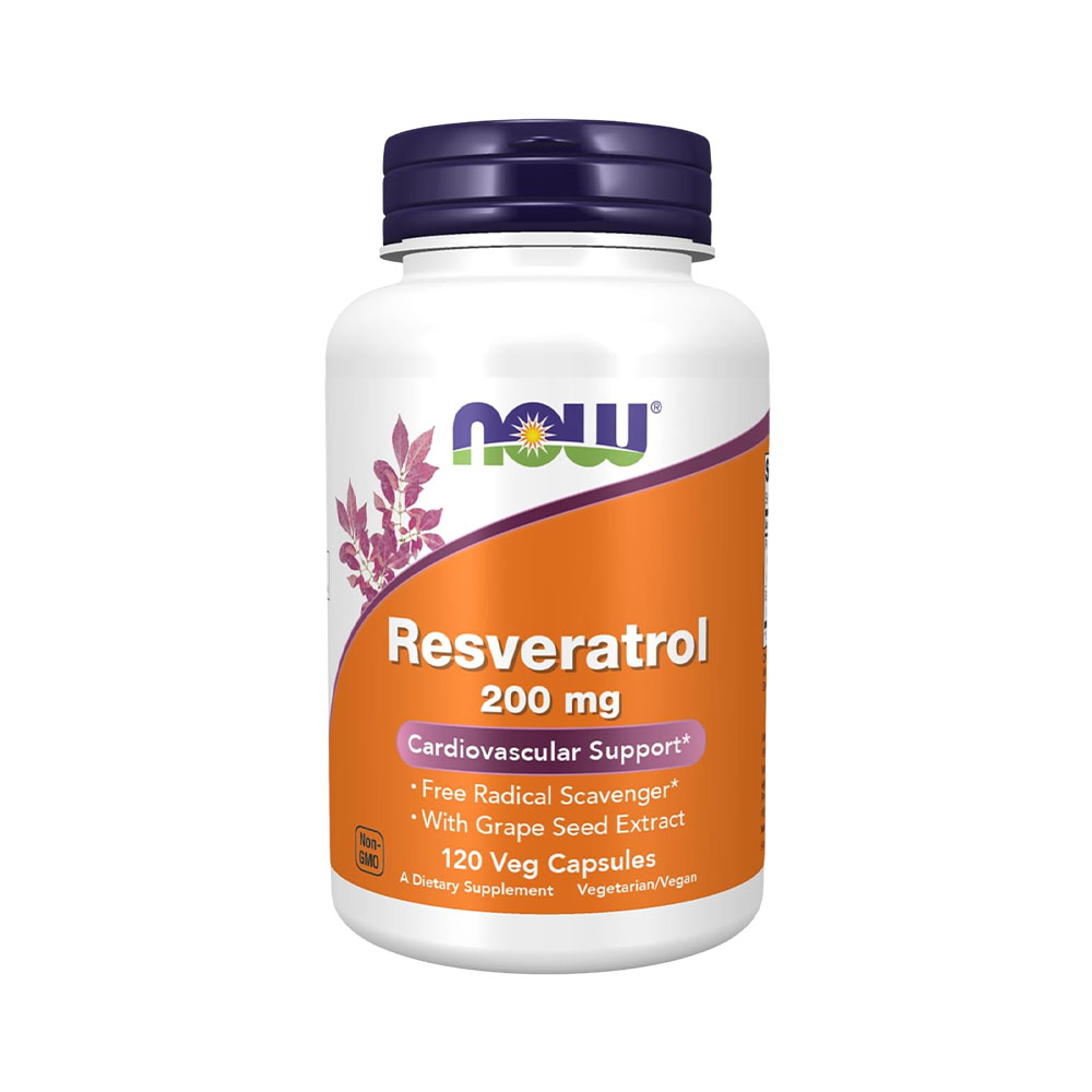 Vitamina Now Resveratrol 200MG 120 Cápsulas