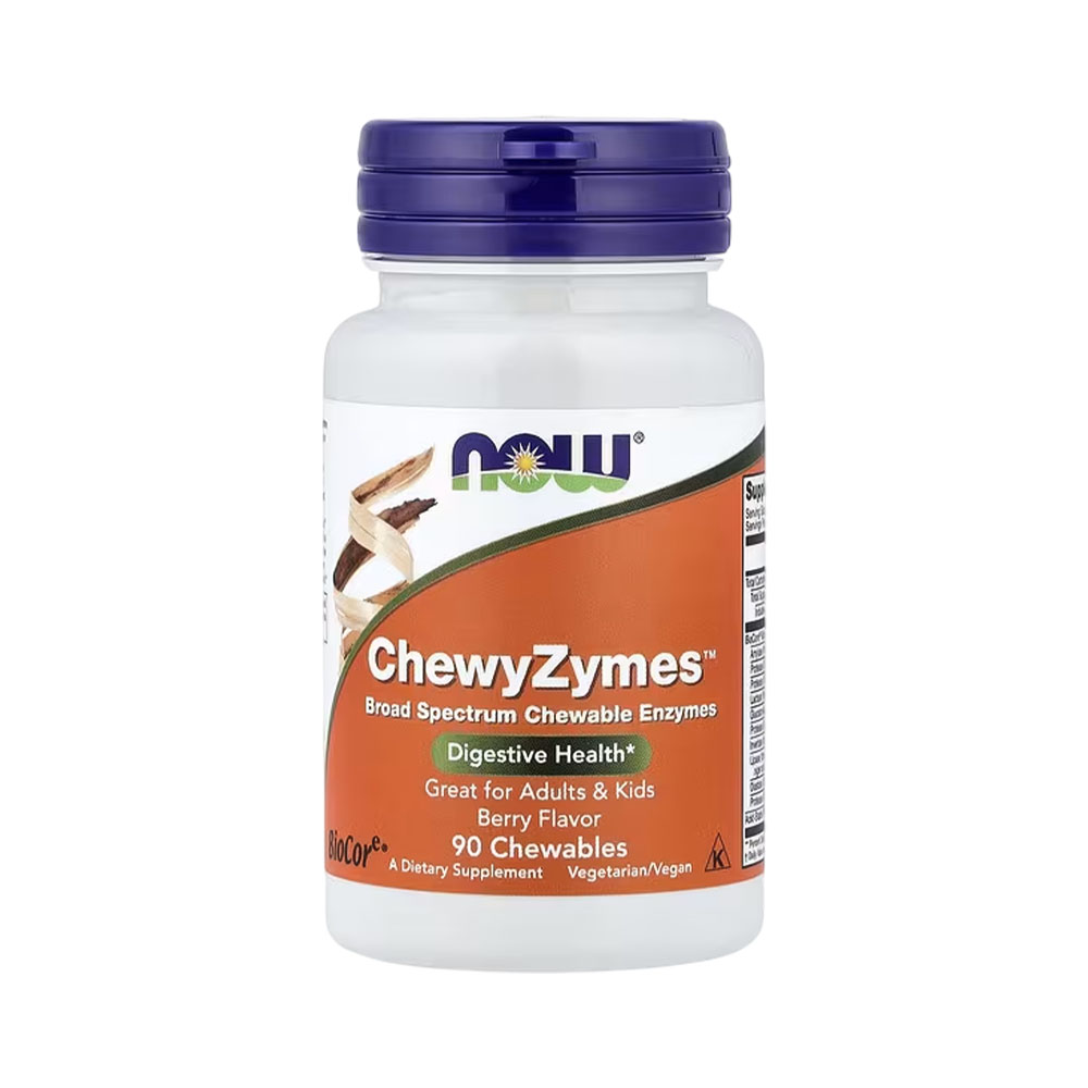 Vitamina Now Chewyzymes Chewables 90 Comprimidos