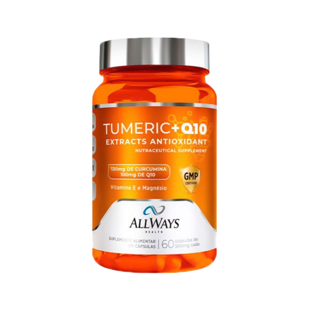 Vitamina Allways Turmeric+ Q10 60 Cápsulas