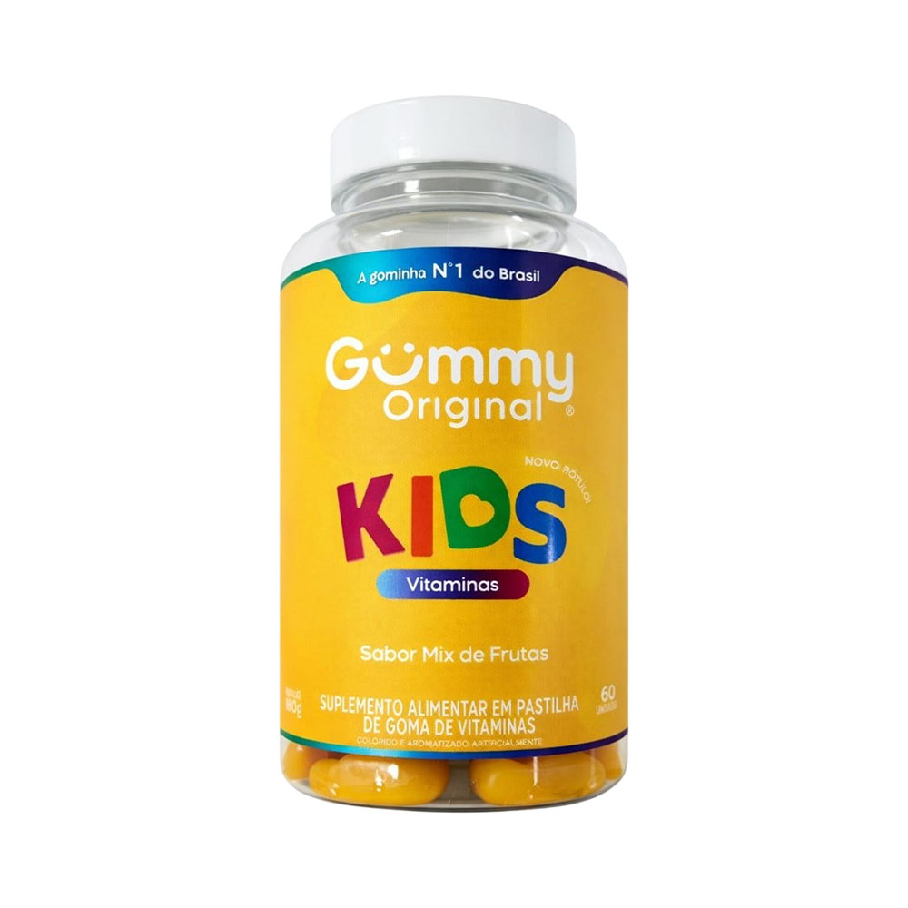 Vitamina Gummy Kids Mix de Frutas 60 Gummies