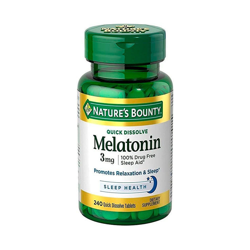 Melatonin Nature's Bounty 3mg 240 Tabs