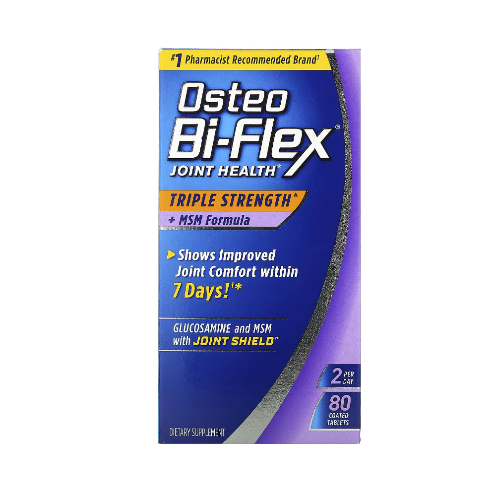 Vitaminas Osteo Bi-flex Triple Strength + Msm Formula 80 Cápsulas