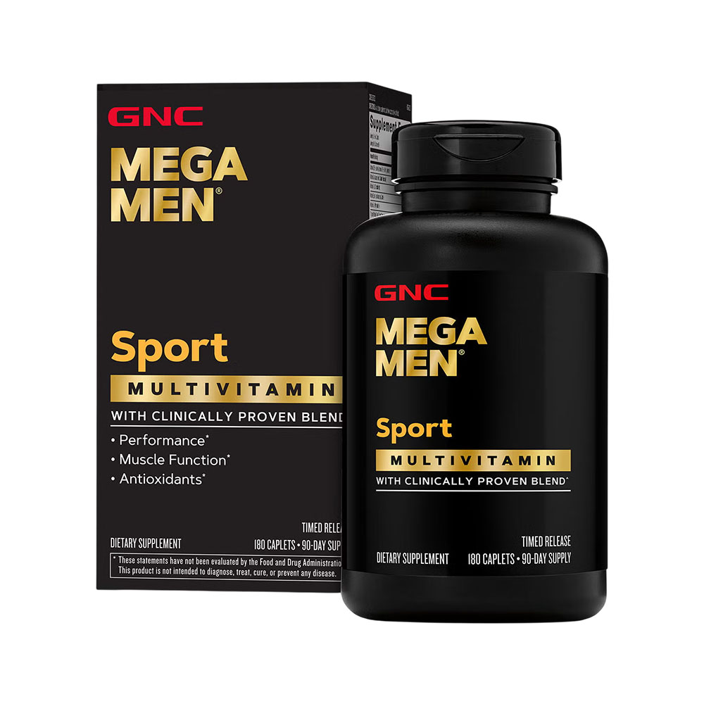 Vitamina Gnc Mega Men Sport 180 Capsulas