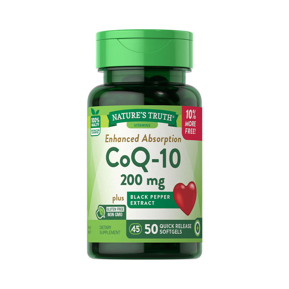 Vitaminas Nature's Truth COQ-10 50 Cápsulas