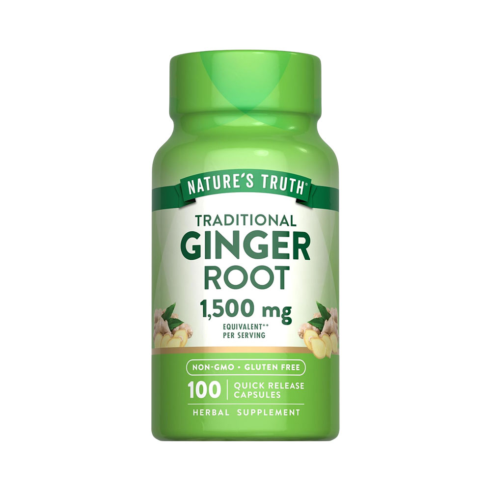 Vitamina Nature's Truth Ginger Root 1500MG 100 Cápsulas