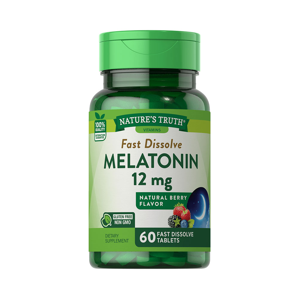Melatonin Nature's Truth 12mg 60 Tabs