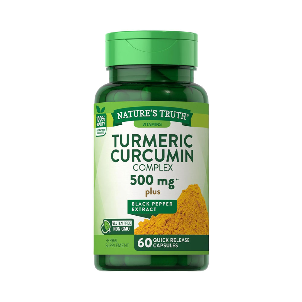 Vitamina Nature's Truth Turmeric Curcumin Complex 500MG 60 Cápsulas