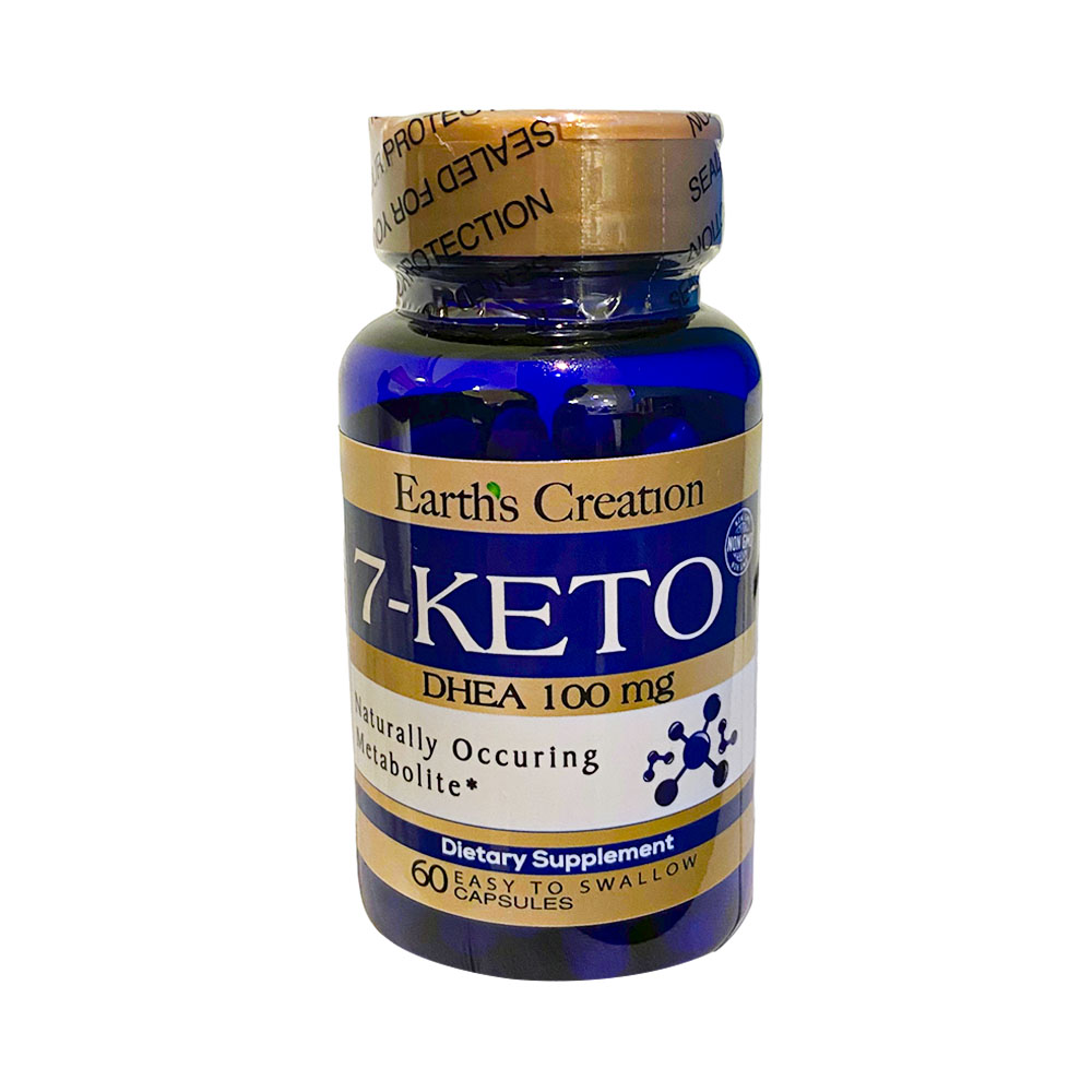 7 Keto Earth's Creation Dhea 100mg 60 Capsulas