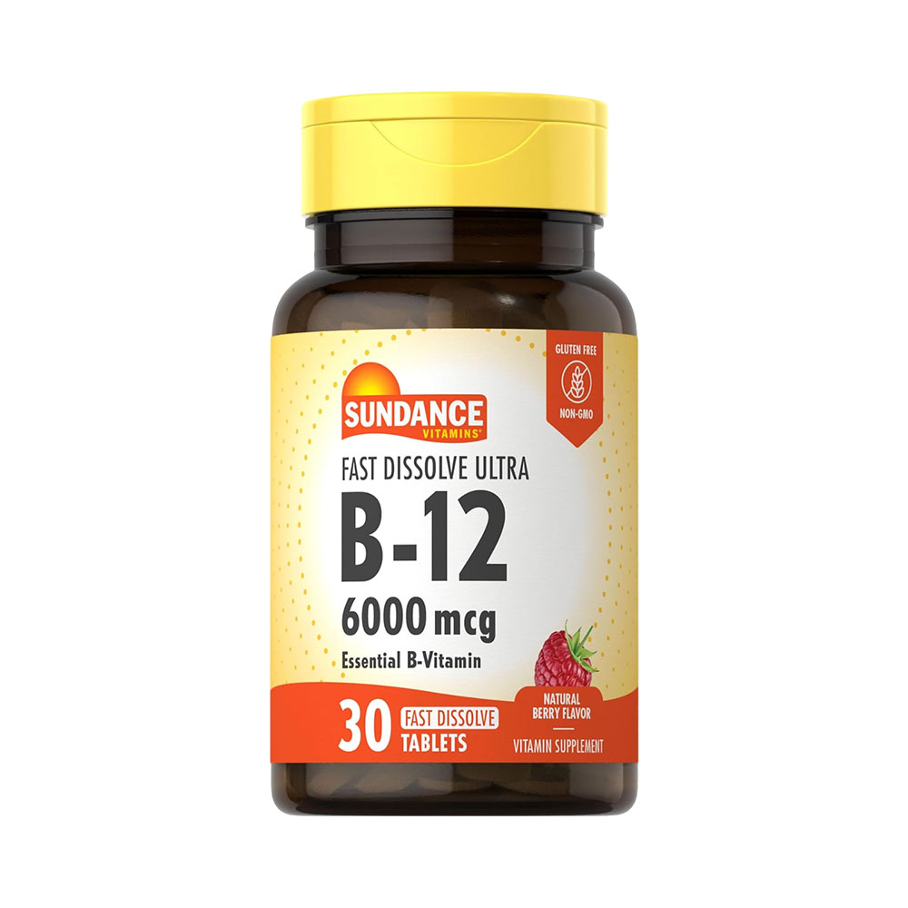 Vitamina Sundance B-12 6000MCG 30 Tabletas