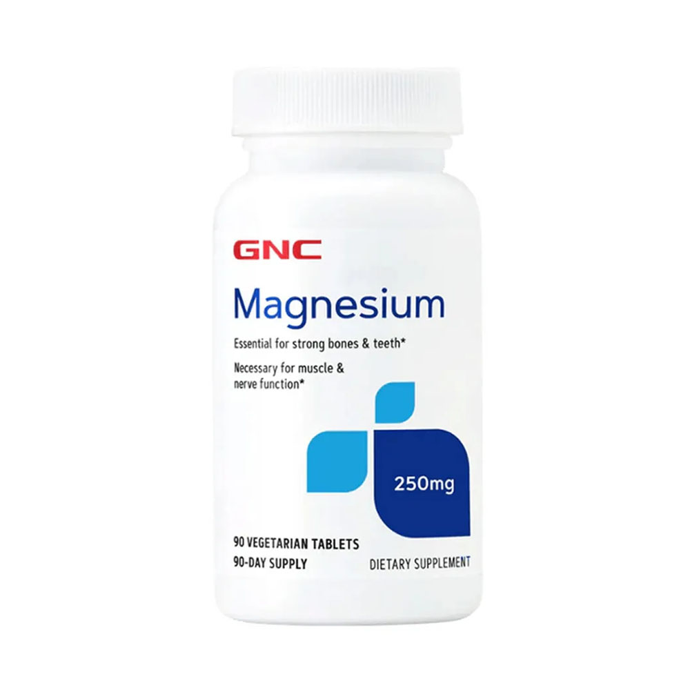 Suplemento de Magnésio Gnc 250MG 90 Comprimidos