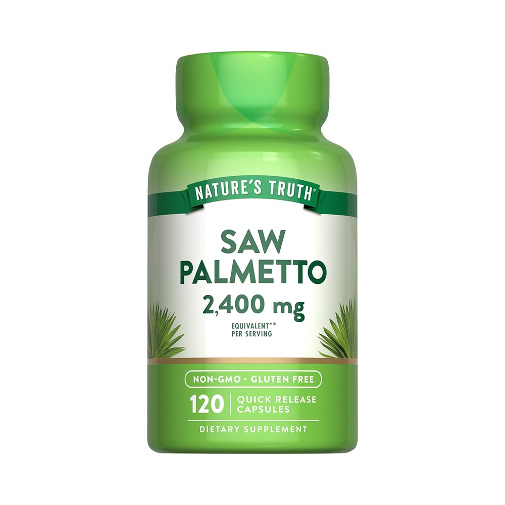 Saw Palmetto Nature's Truth 1200mg** 120 Capsulas