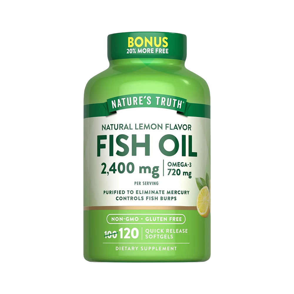 Vitamina Nature's Truth Fish Oil 1200MG 120 Cápsulas
