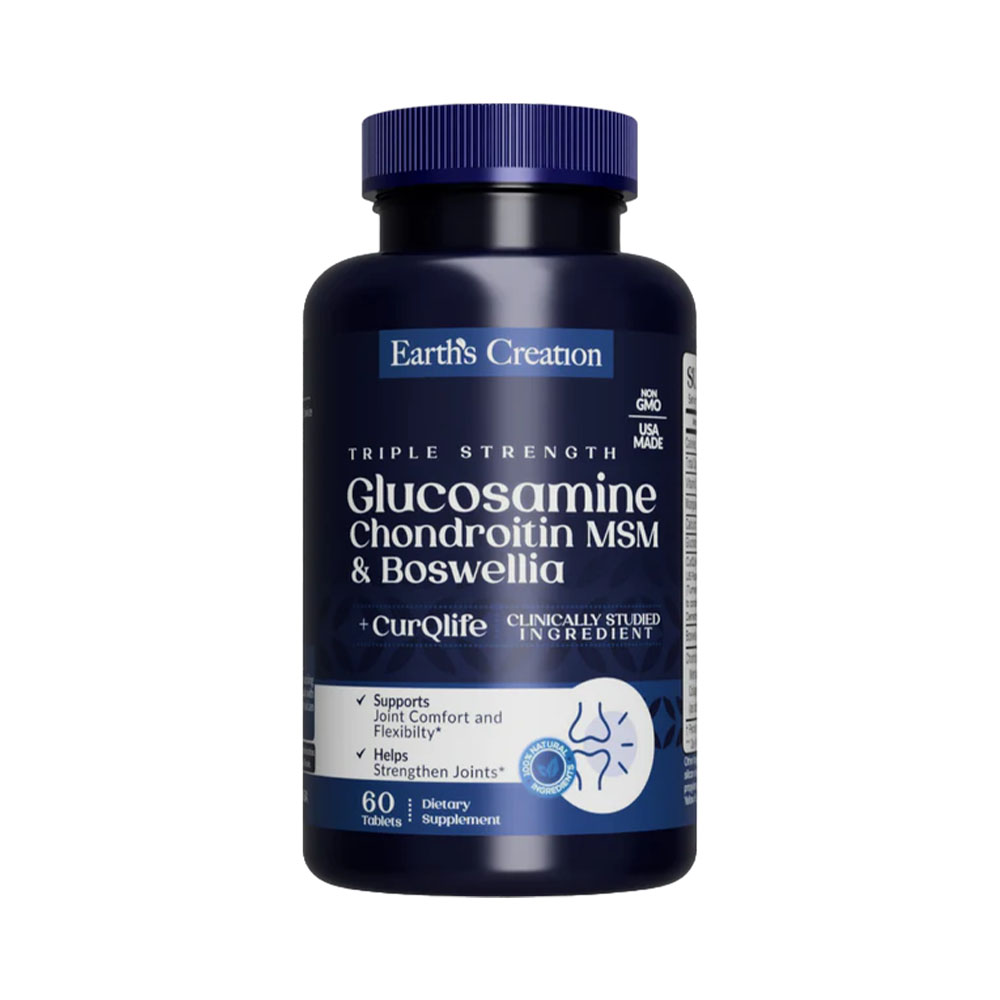 Glucosamine Chondroitin Earth's Creation +Boswellia 60 Tabs