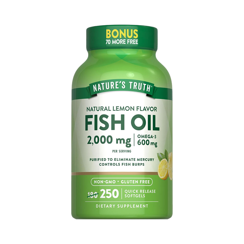 Vitamina Nature's Truth Fish Oil 2000MG 250 Cápsulas