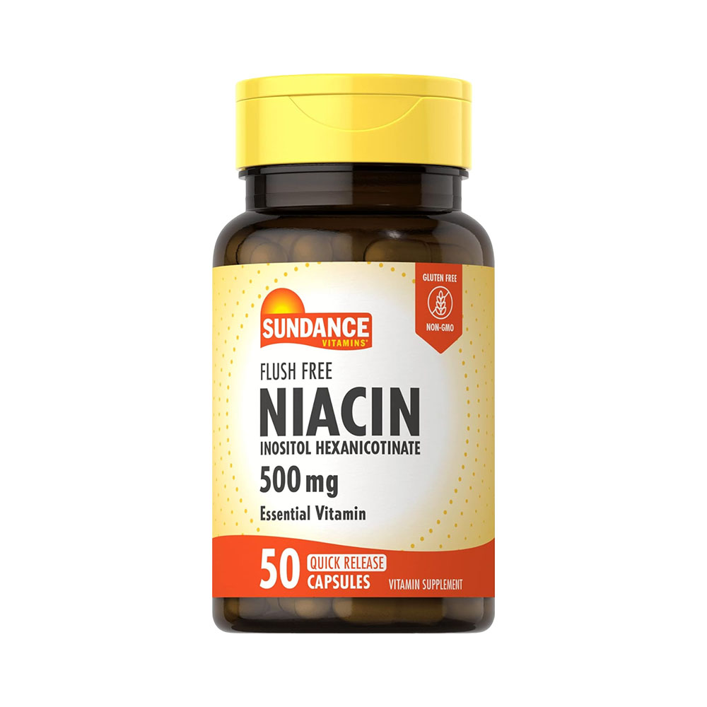Vitamina Pipingrock Flush Free Niacin 500MG 50 Cápsulas