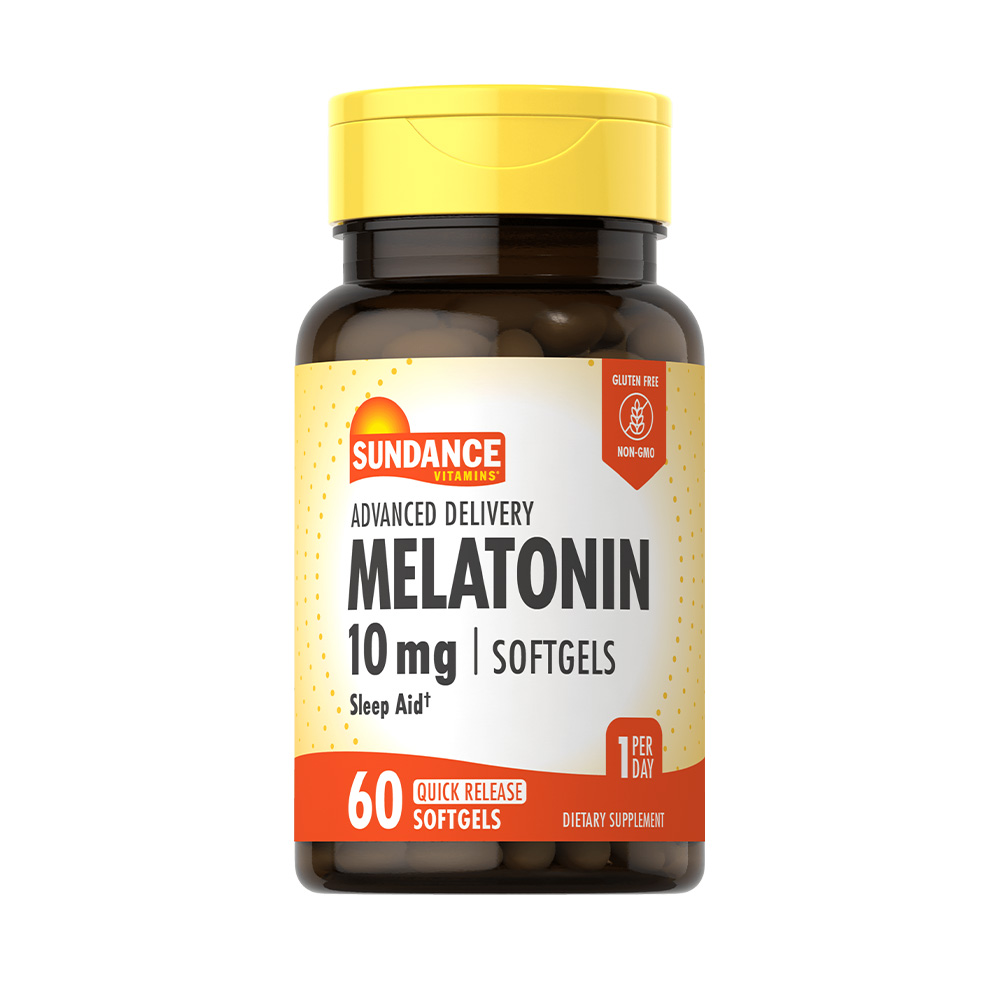 Vitamina Sundance Melatonin 10MG 60 Cápsulas