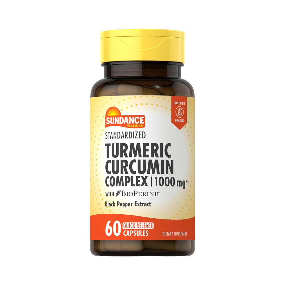 Vitamina Sundance Turmeric Curcumin Complex 1000MG 60 Cápsulas