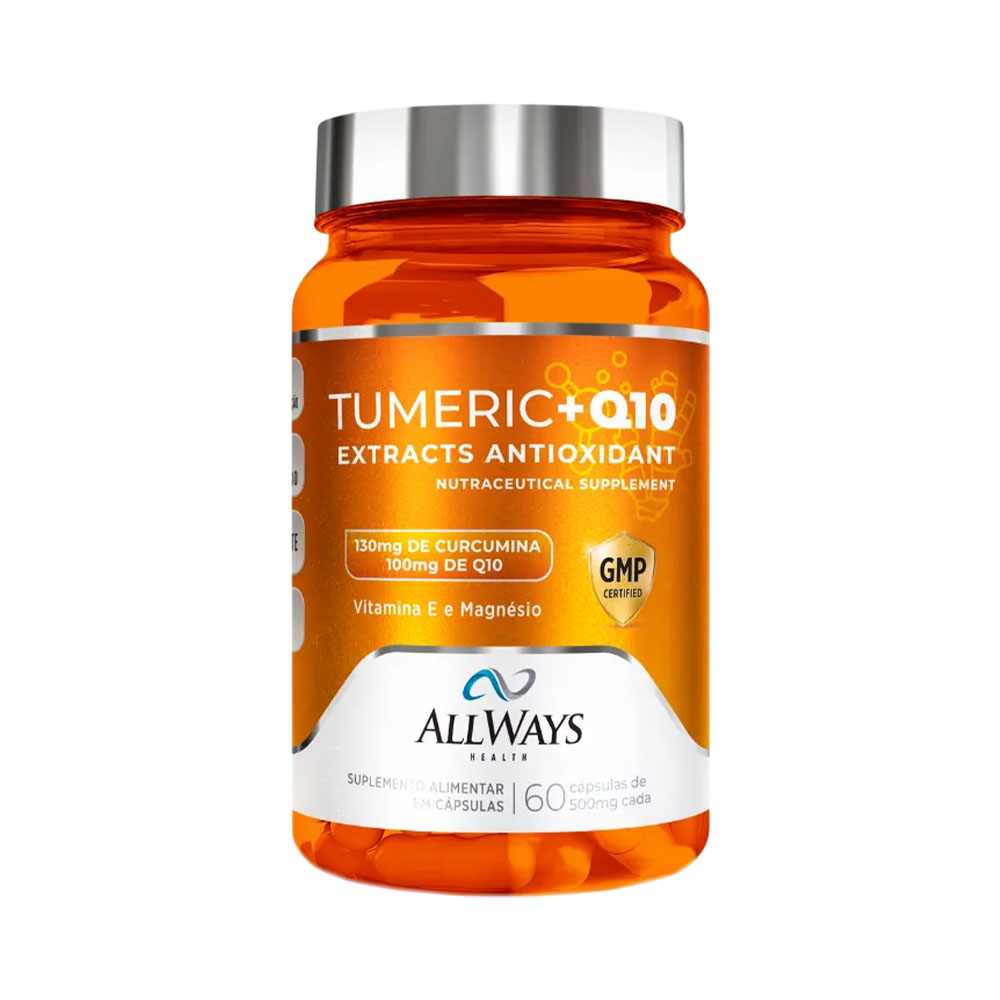 Vitamina Allways Tumeric + Q10 60 Cápsulas