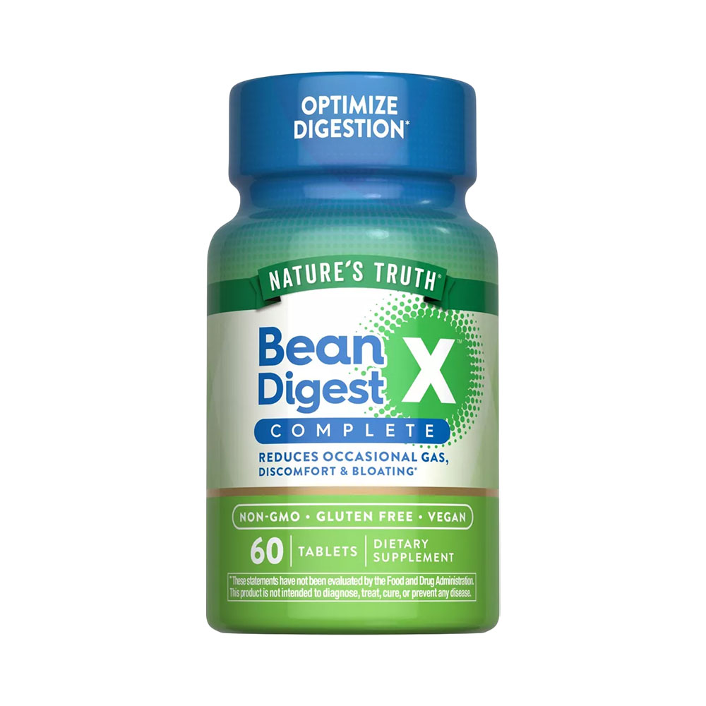 Vitamina Nature's Truth Bean Enzyme Digest Complex Pills 60 Comprimidos