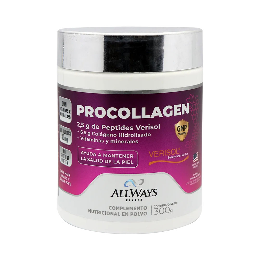 Suplemento Nutricional Allways Health Procollagen Uva 300GR