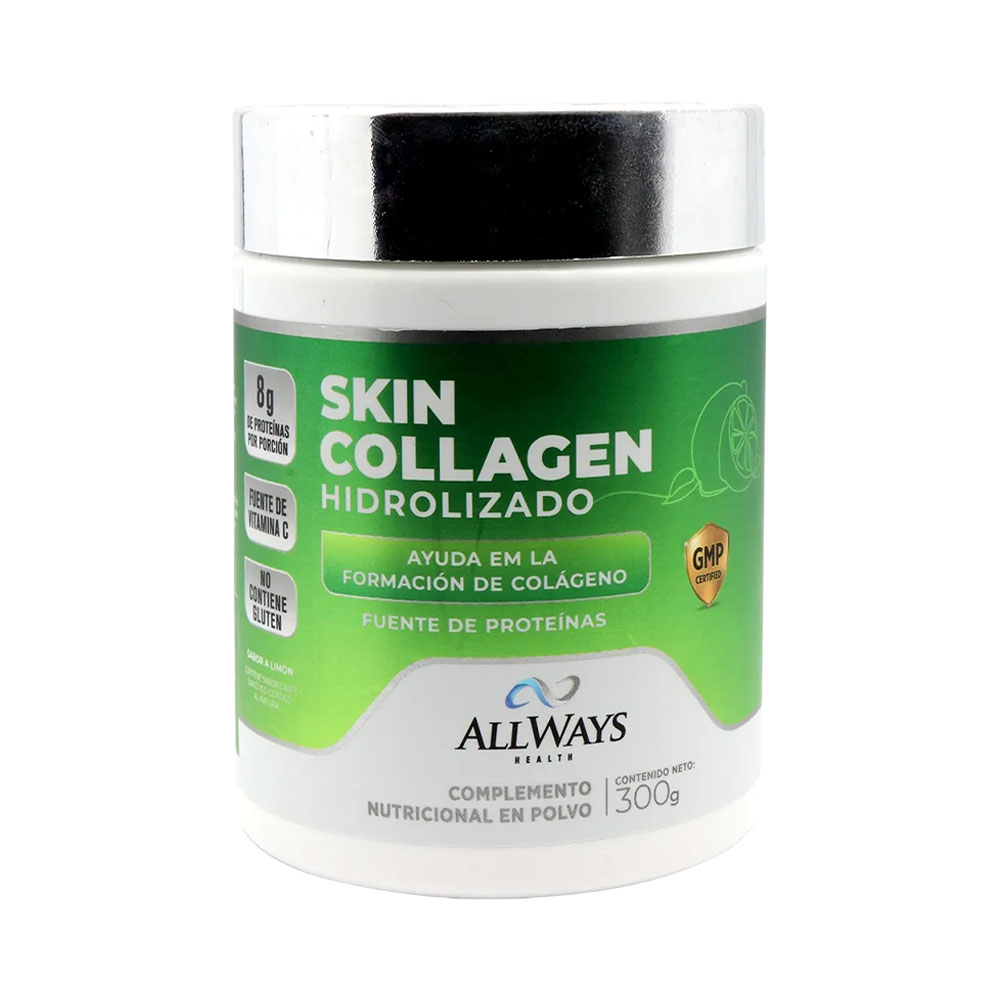 Suplemento Nutricional Allways Health Skin Collagen Hidrolizado Limão 300GR